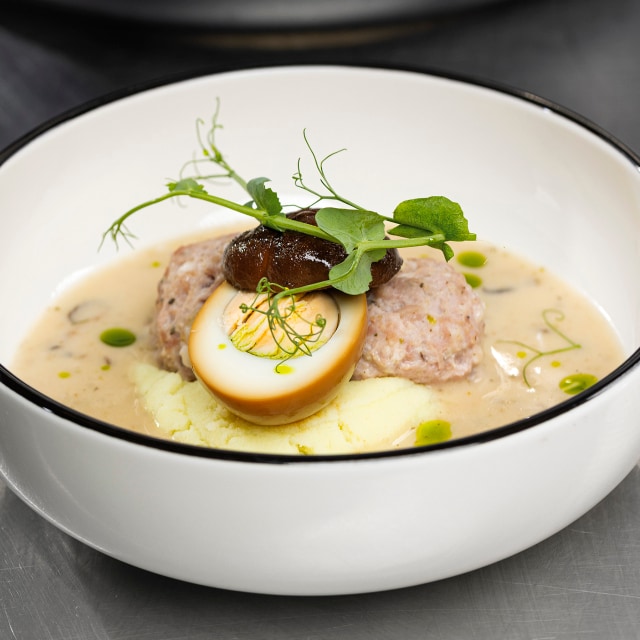 Żurek/ grzyby shitake/ mleko kokosowe